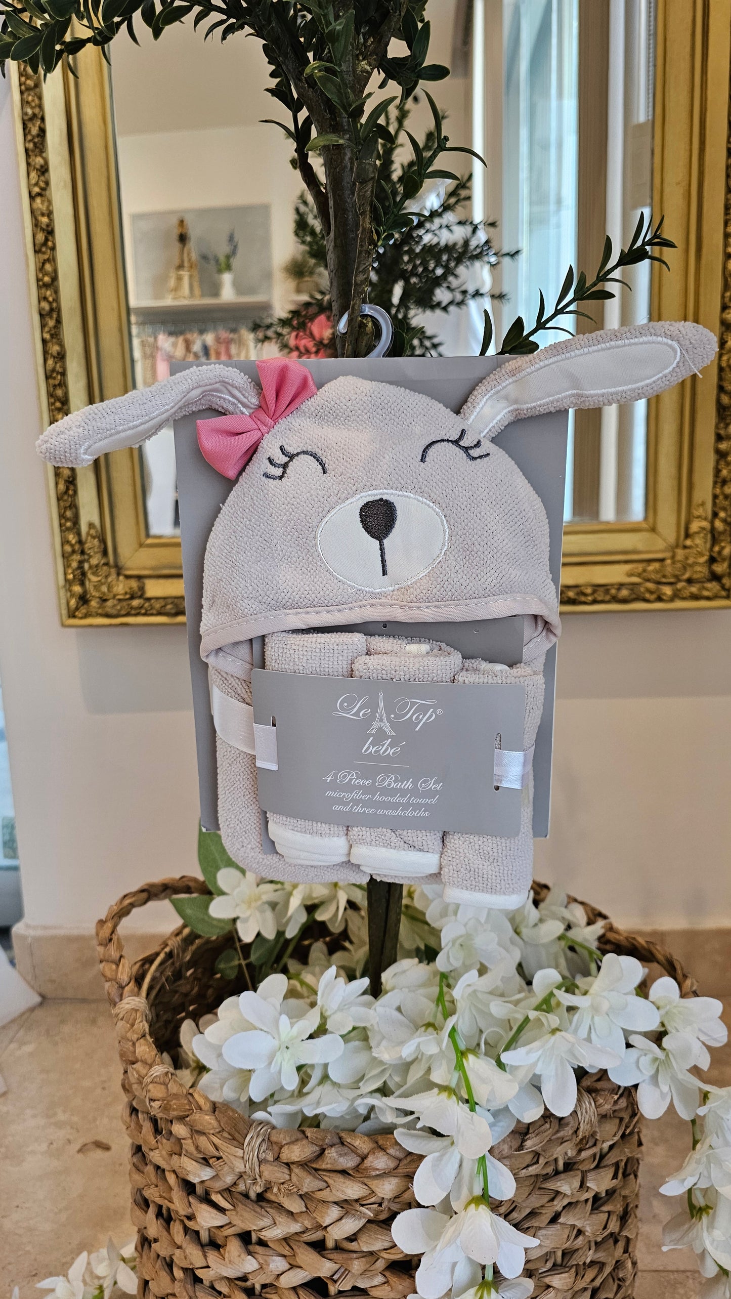 Set de toallas de conejo