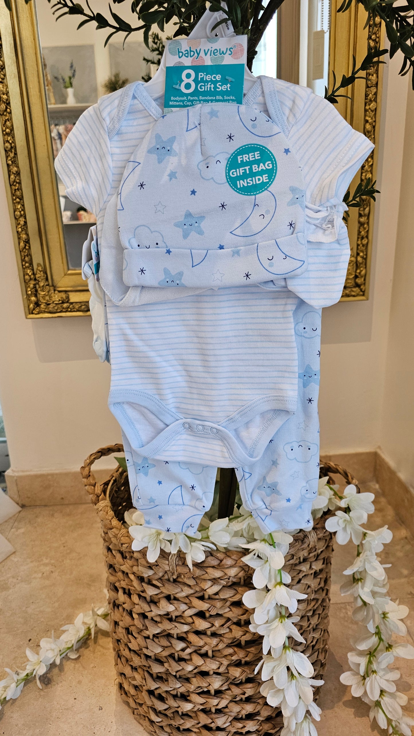Set 8 piezas bebé niño recién nacido