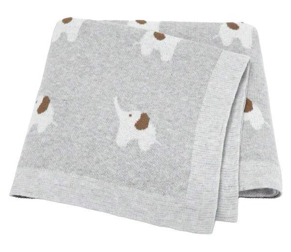 Manta con patrón de elefante