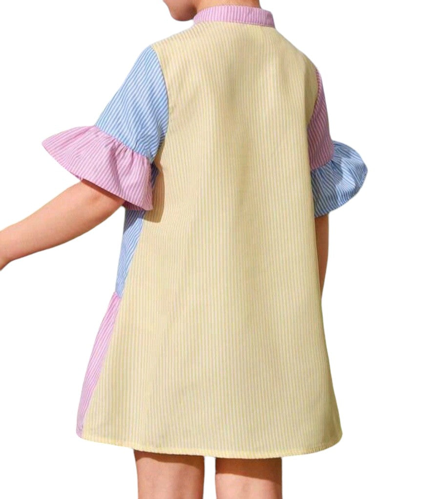 Vestido camisero multicolor