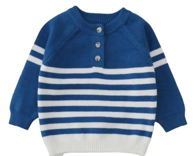 Suetér de rayas tejido