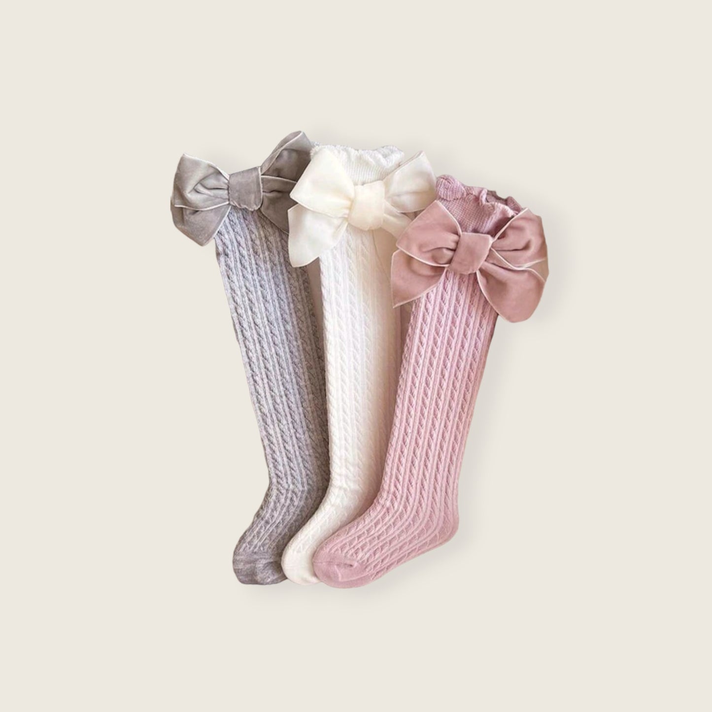 Calceta lazo de felpa superior