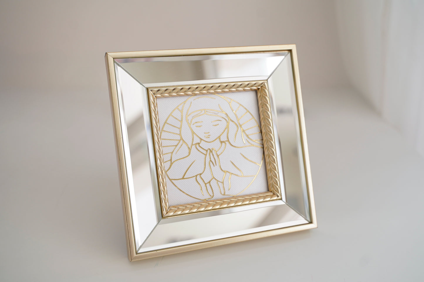 Portaretrato con imagen Angel de la Guarda