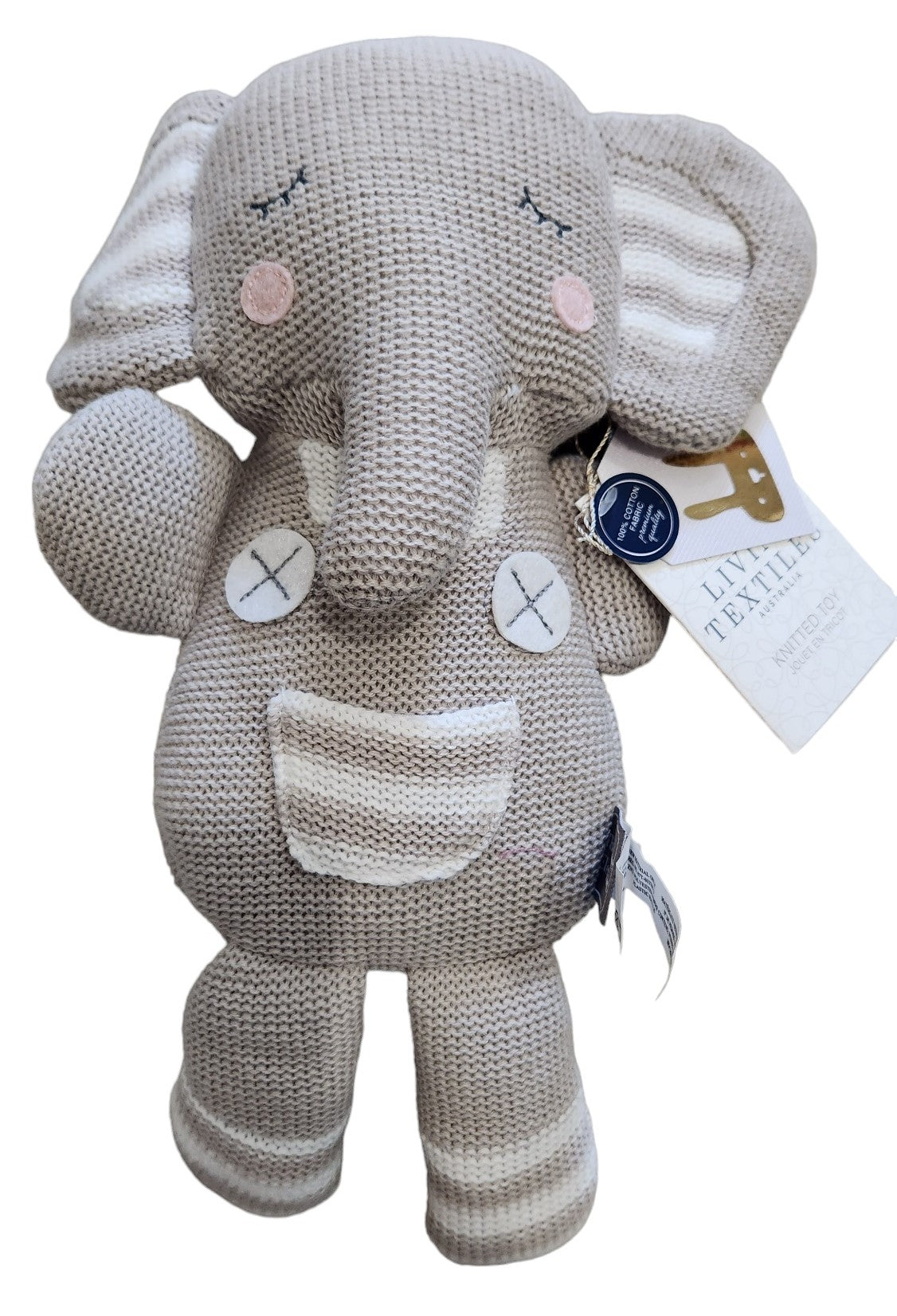 Muñeco elefante de crochet