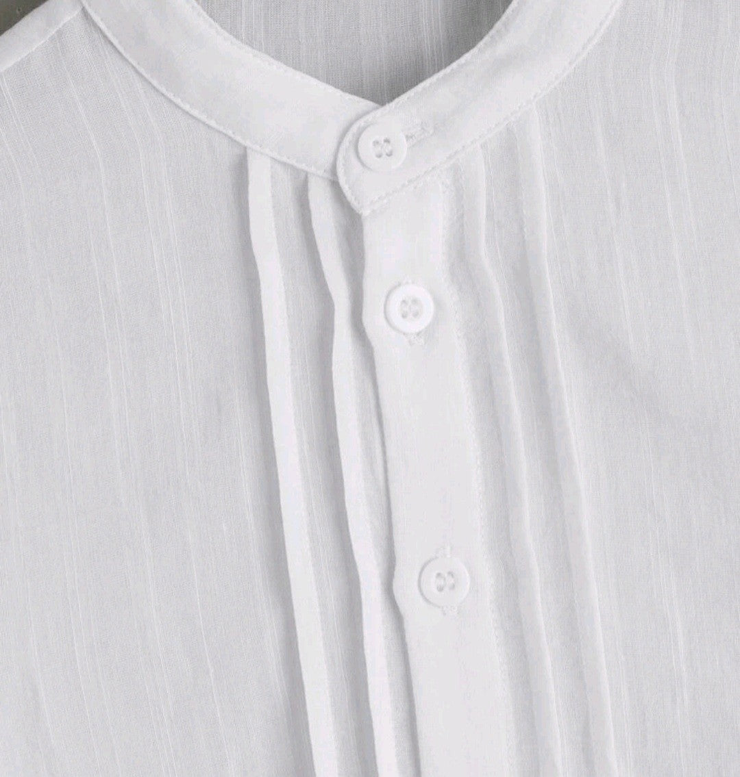 Camisa cuello fruncido