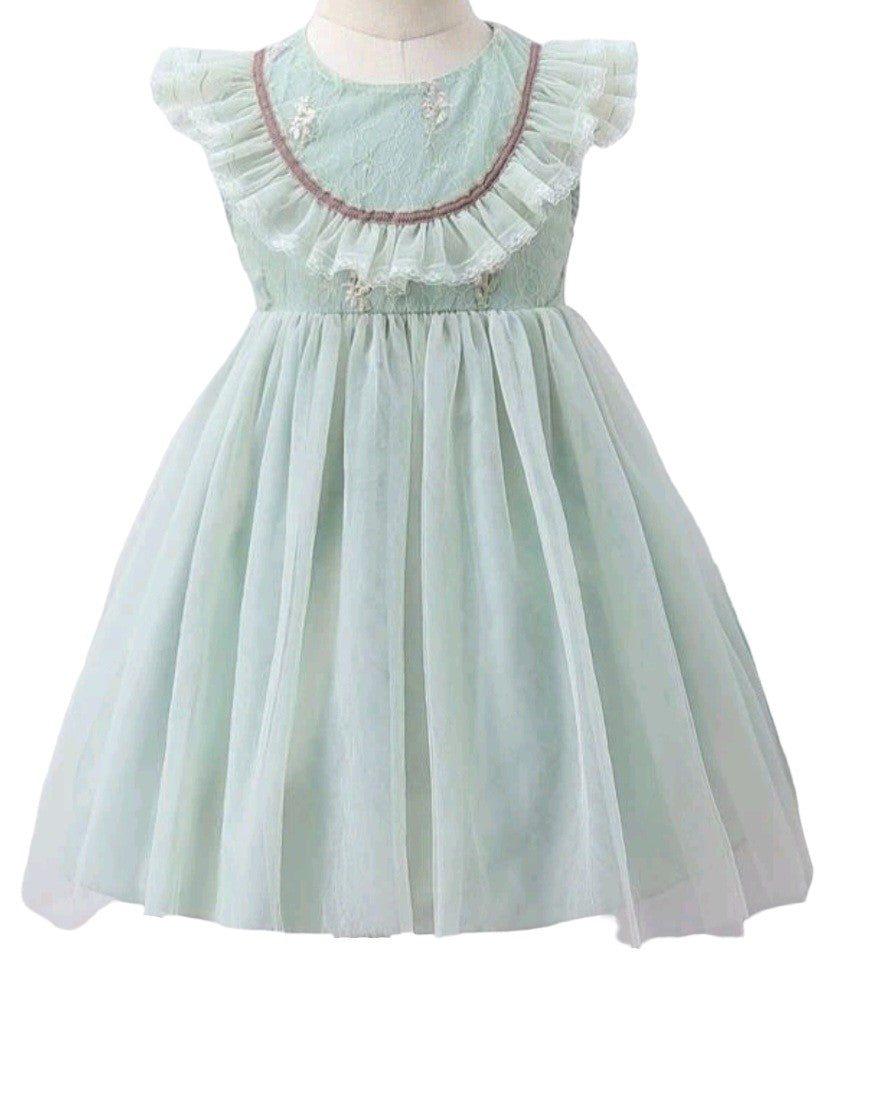 Vestido Tul Menta