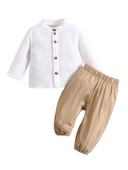 Conjunto Camisa y pantalón Caqui