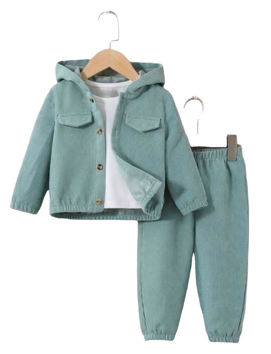 Conjunto de pana con bolsillos