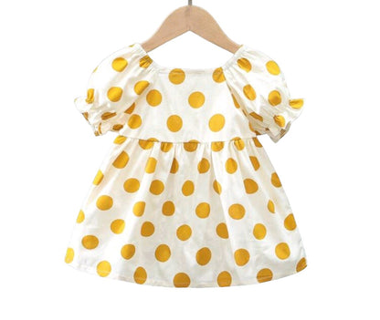 Vestido Lunares Amarillos