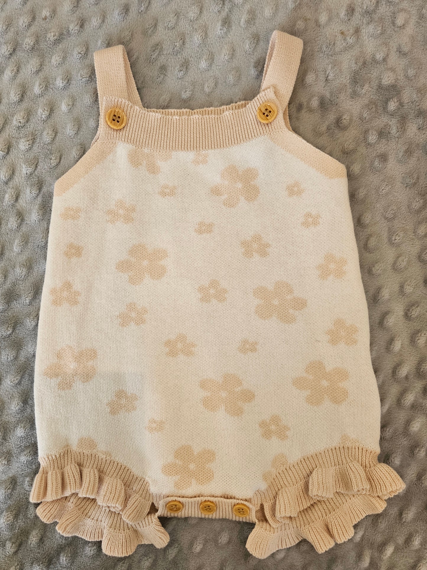 Body camel de tirantes con estampado flores