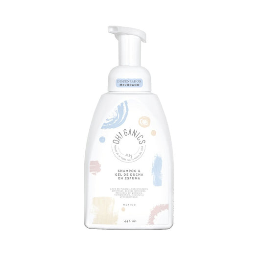 Shampoo y Gel de ducha en espuma