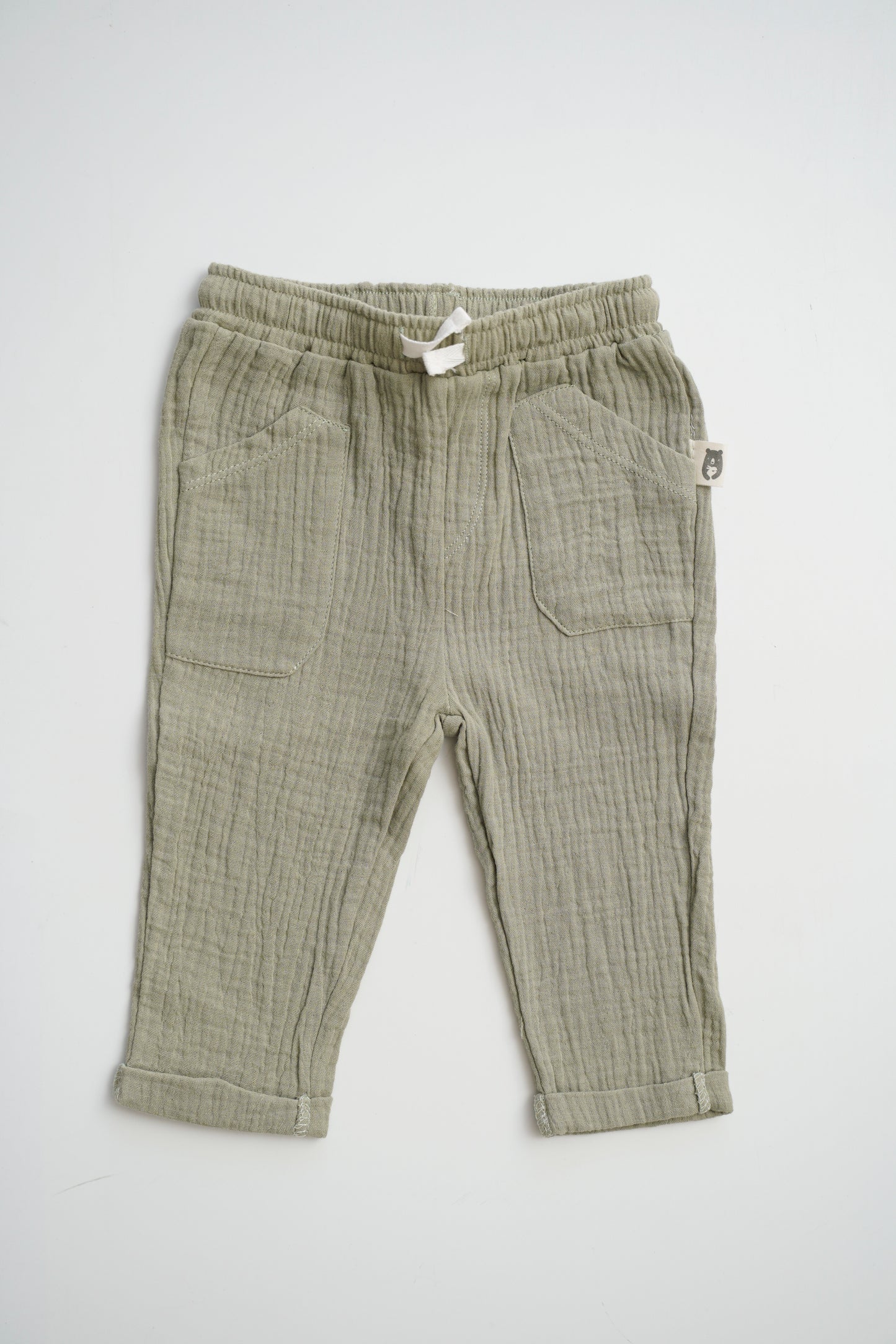 Pantalón de manta verde